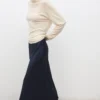 Jupe longue en satin Jupe longue en satin