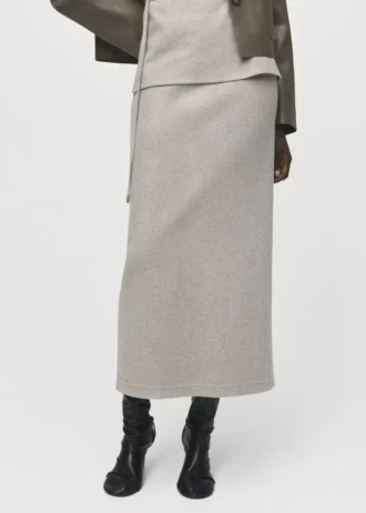 Jupe longue à taille élastiquée