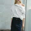 Jupe midi en denim Jupe midi en denim
