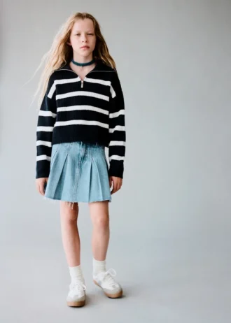 Pull en maille avec col Perkins