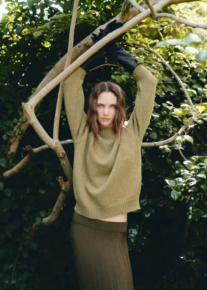 Jupe plissée en maille Jupe plissée en maille