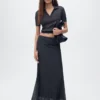 Jupe plissée en maille lurex Jupe plissée en maille lurex
