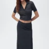 Jupe plissée en maille lurex Jupe plissée en maille lurex