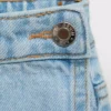 Jupe-short en denim enveloppante Jupe-short en denim enveloppante