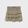 Jupe trapèze à fleurs