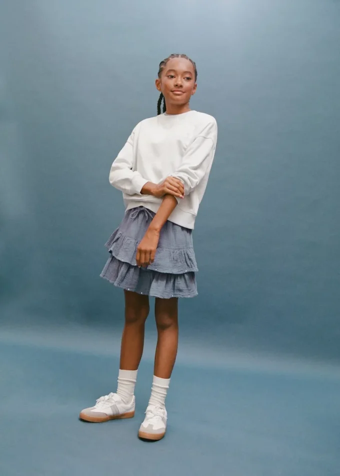 Sweat-shirt en coton imprimé Sweat-shirt en coton imprimé