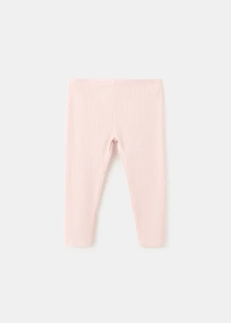 Leggings en coton côtelé
