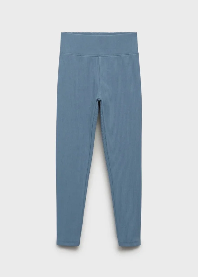 Leggings en coton côtelé