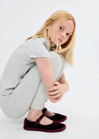 Leggings en coton côtelé