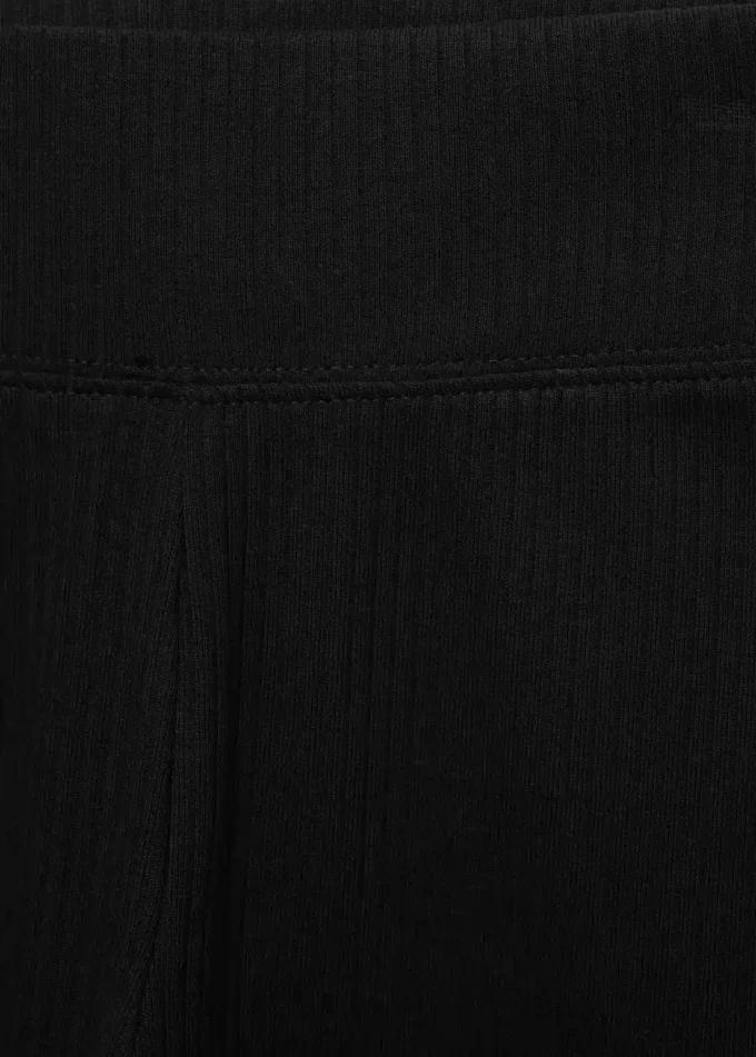 Leggings en coton côtelé