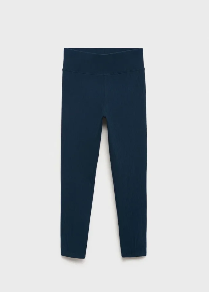 Leggings en coton côtelé
