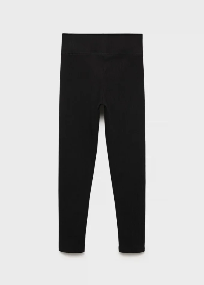 Leggings en coton côtelé