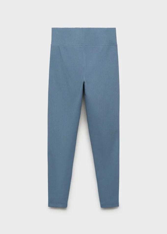Leggings en coton côtelé