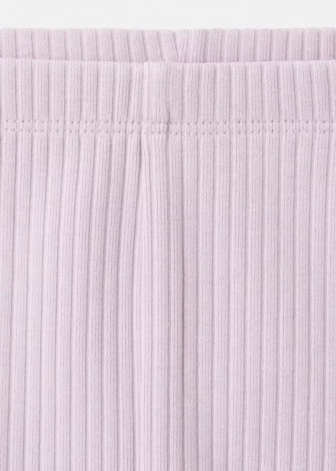 Leggings en coton côtelé