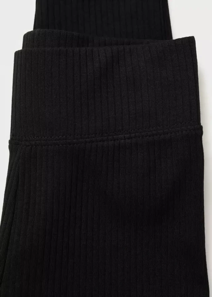 Leggings en coton côtelé