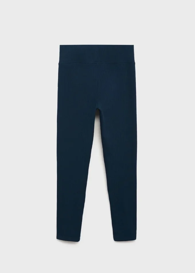 Leggings en coton côtelé