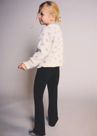 Leggings évasés côtelés
