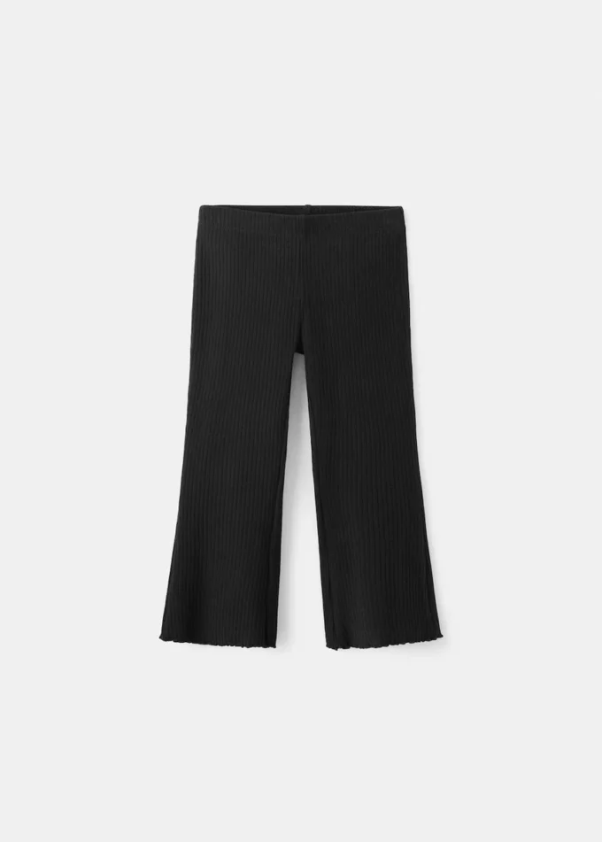 Leggings évasés côtelés