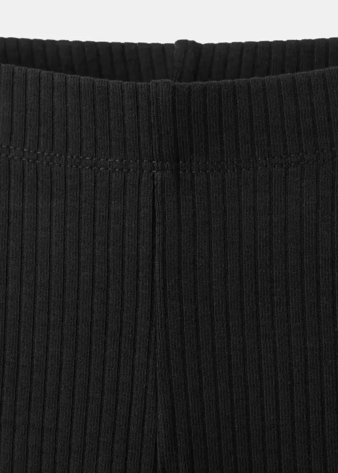 Leggings évasés côtelés