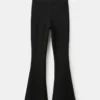 Leggings évasés en coton Leggings évasés en coton