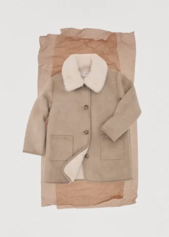 Long manteau double face