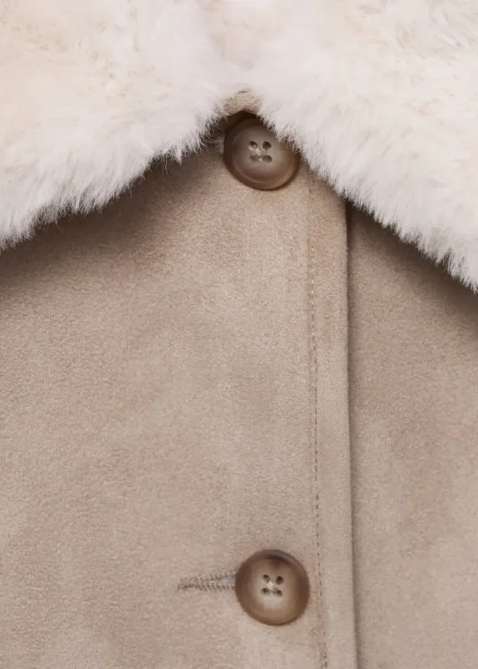 Long manteau double face