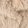Long manteau en fausse fourrure