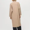 Long manteau en maille