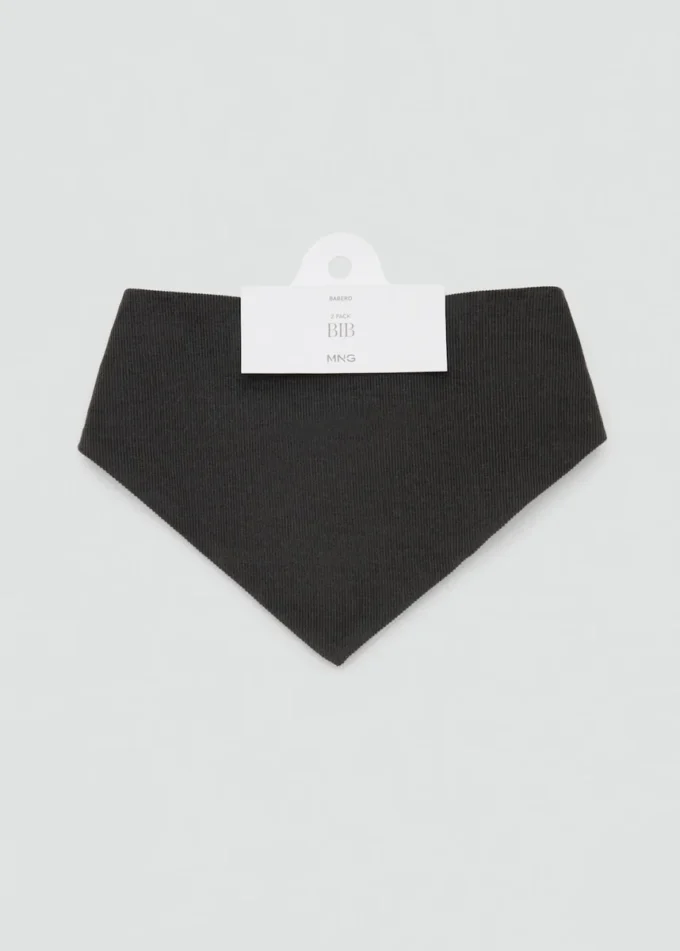 Lot de 2 bavoirs en coton