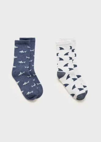 Lot de 2 chaussettes assorties
