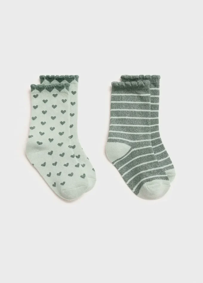 Lot de 2 chaussettes assorties