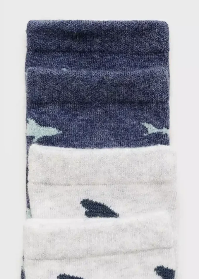 Lot de 2 chaussettes assorties