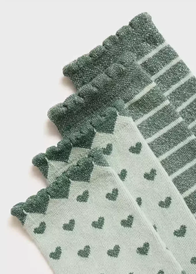 Lot de 2 chaussettes assorties