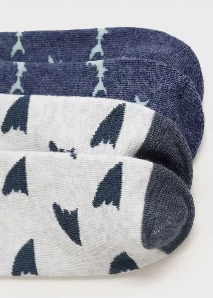 Lot de 2 chaussettes assorties