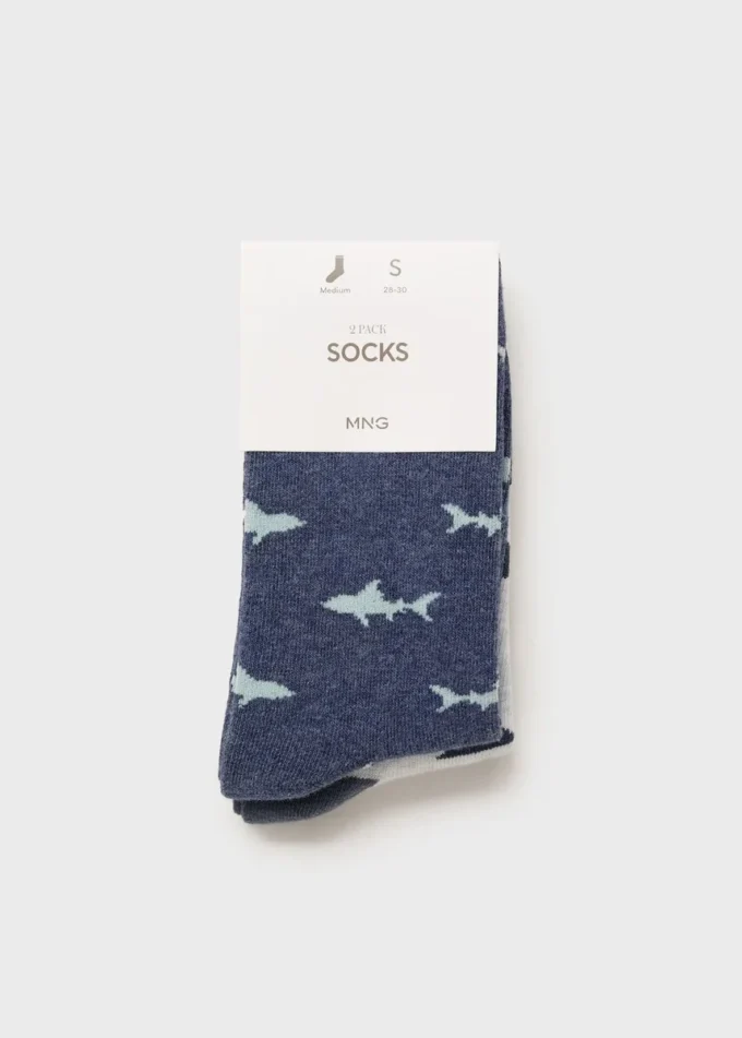 Lot de 2 chaussettes assorties