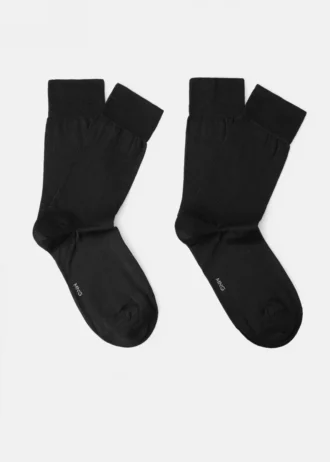 Lot de 2 chaussettes longues en coton