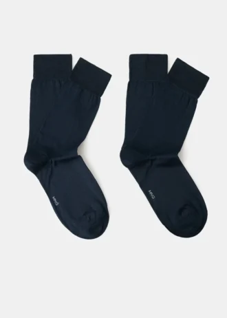 Lot de 2 chaussettes longues en coton