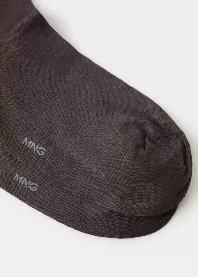 Lot de 2 chaussettes longues en coton