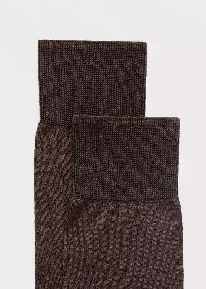 Lot de 2 chaussettes longues en coton