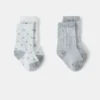 Lot de 2 chaussettes à motifs Lot de 2 chaussettes à motifs