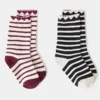 Lot de 2 chaussettes à motifs Lot de 2 chaussettes à motifs
