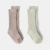 Lot de 2 chaussettes à motifs Lot de 2 chaussettes à motifs