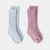 Lot de 2 chaussettes à motifs Lot de 2 chaussettes à motifs