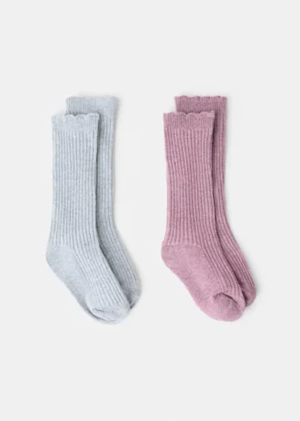 Lot de 2 chaussettes à motifs Lot de 2 chaussettes à motifs