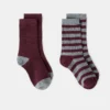 Lot de 2 chaussettes à motifs Lot de 2 chaussettes à motifs