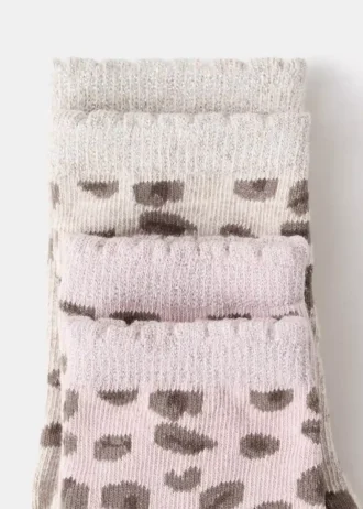 Lot de 2 chaussettes à motifs Lot de 2 chaussettes à motifs
