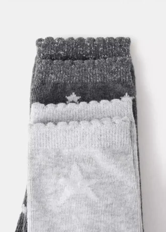 Lot de 2 chaussettes à motifs Lot de 2 chaussettes à motifs