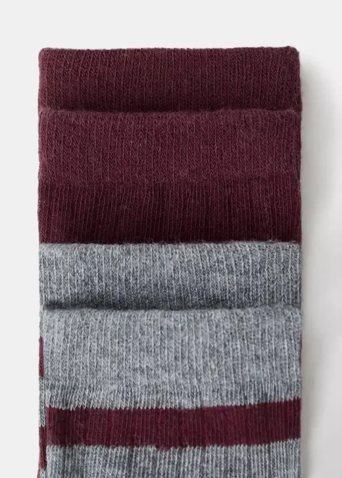 Lot de 2 chaussettes à motifs Lot de 2 chaussettes à motifs