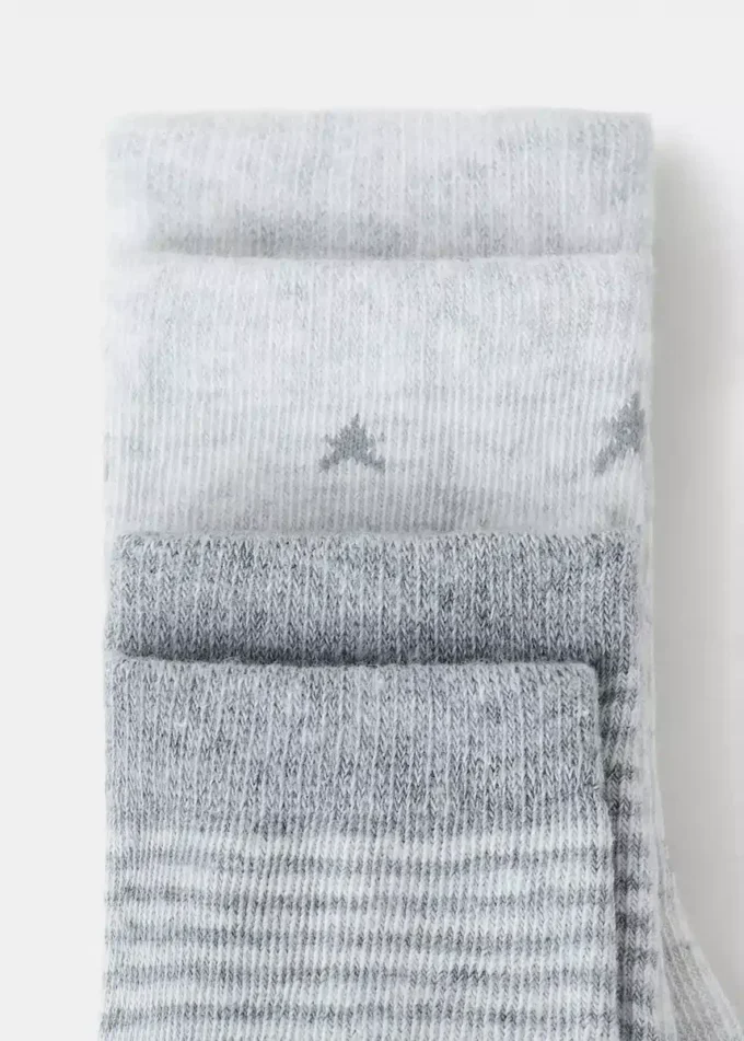Lot de 2 chaussettes à motifs Lot de 2 chaussettes à motifs
