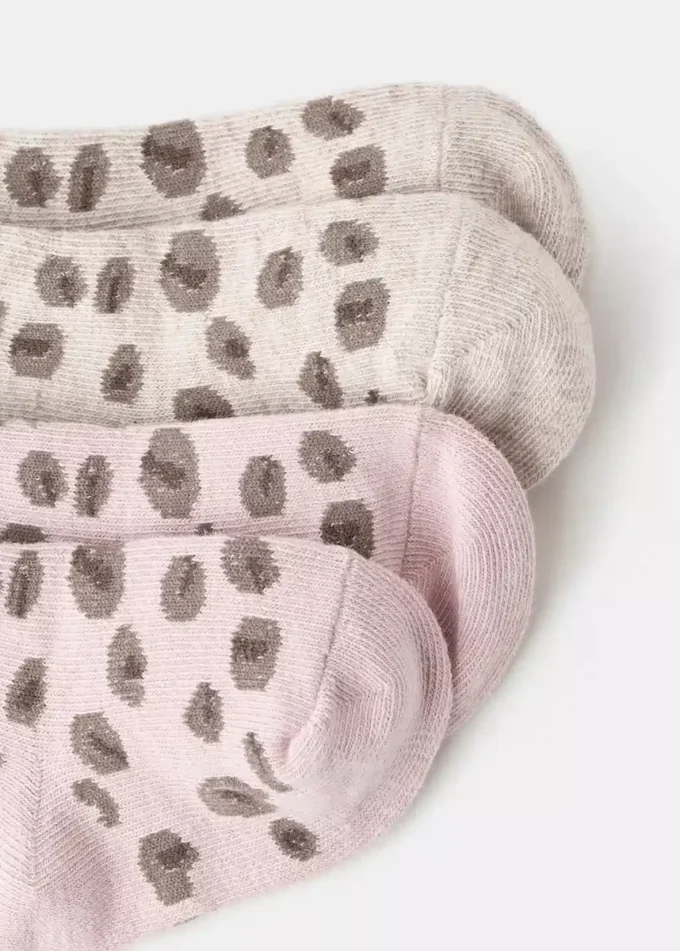 Lot de 2 chaussettes à motifs Lot de 2 chaussettes à motifs